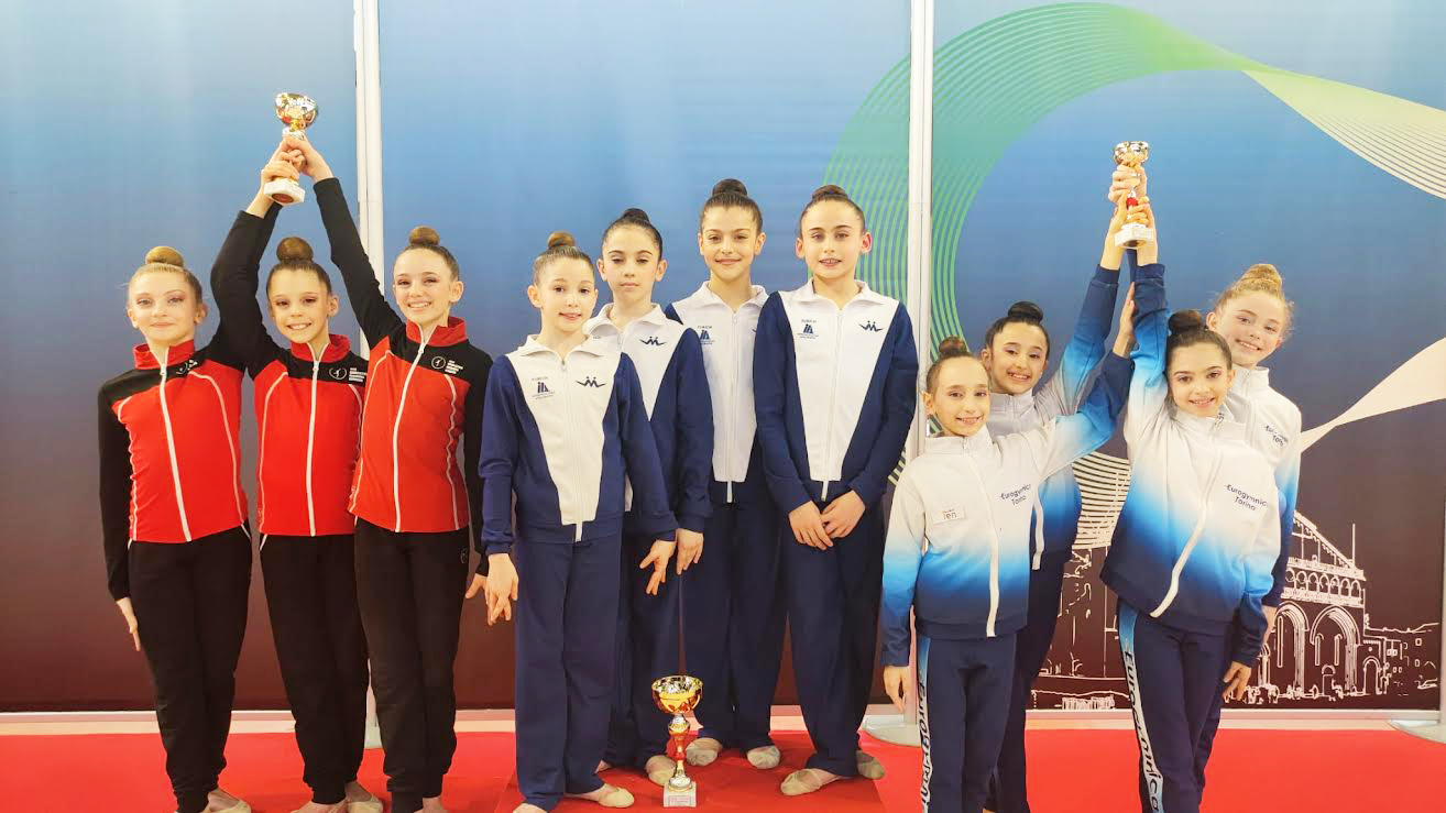 Eurogymnica Allieve Gold podio