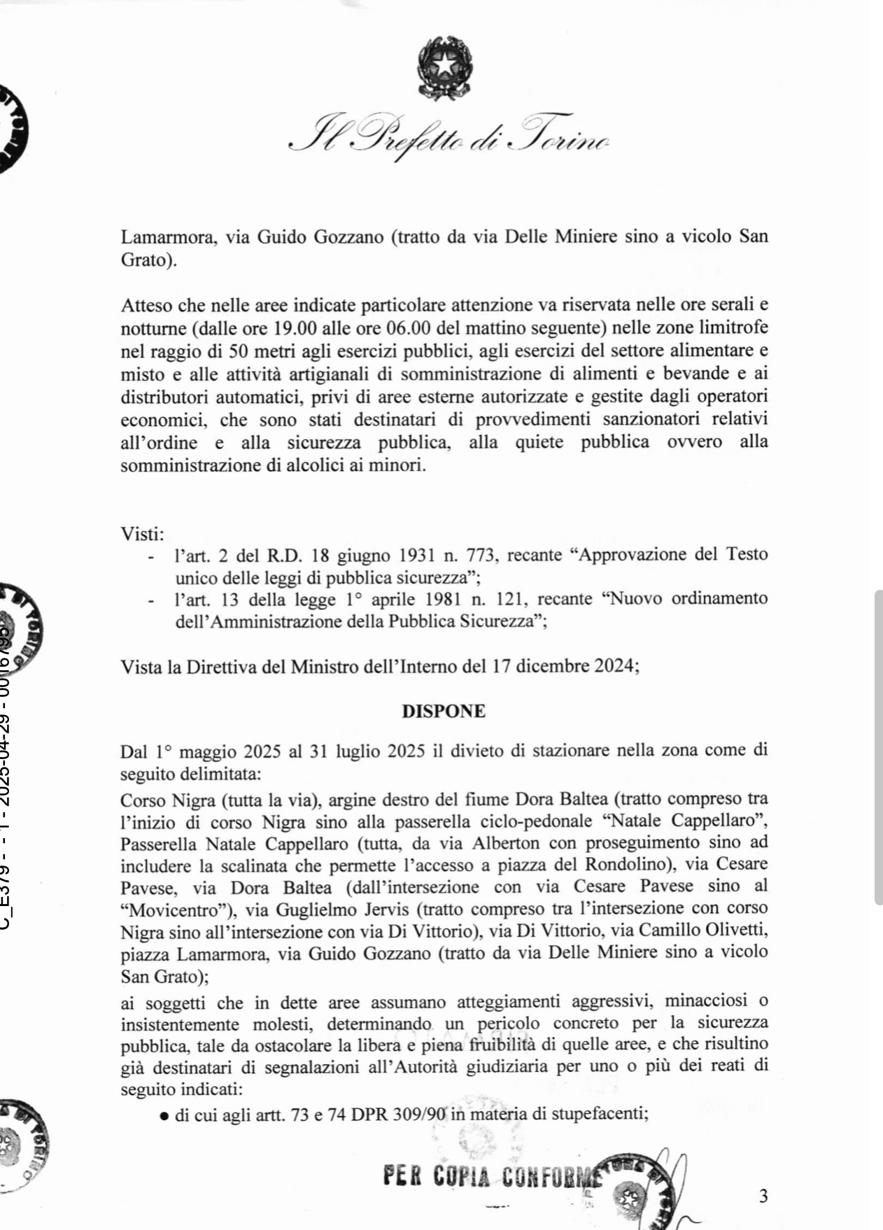 Prefetto 3