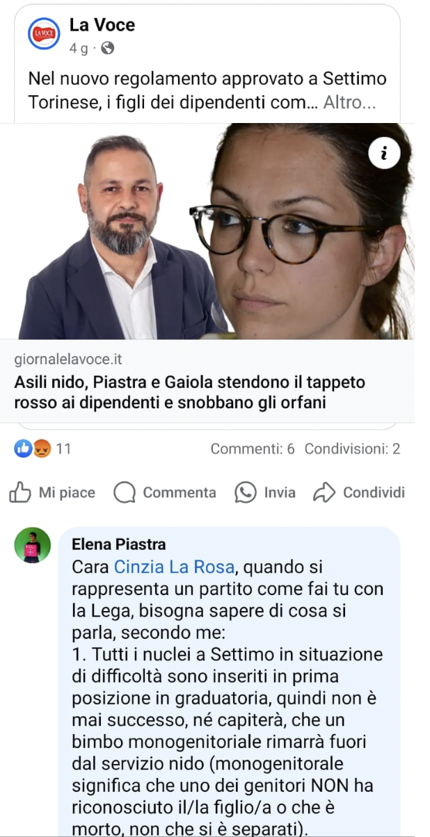 la risposta
