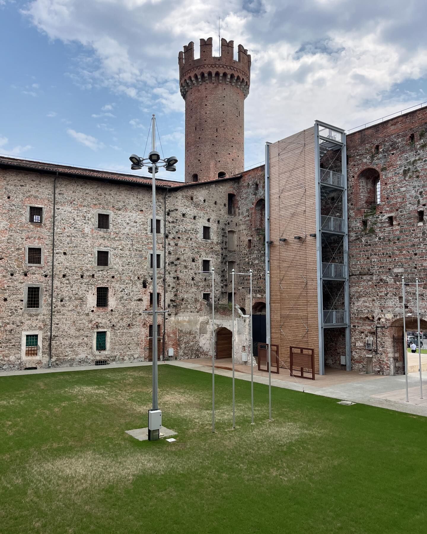 l'interno del castello
