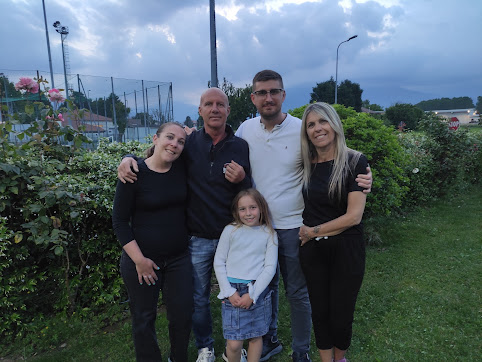 con mamma e papà