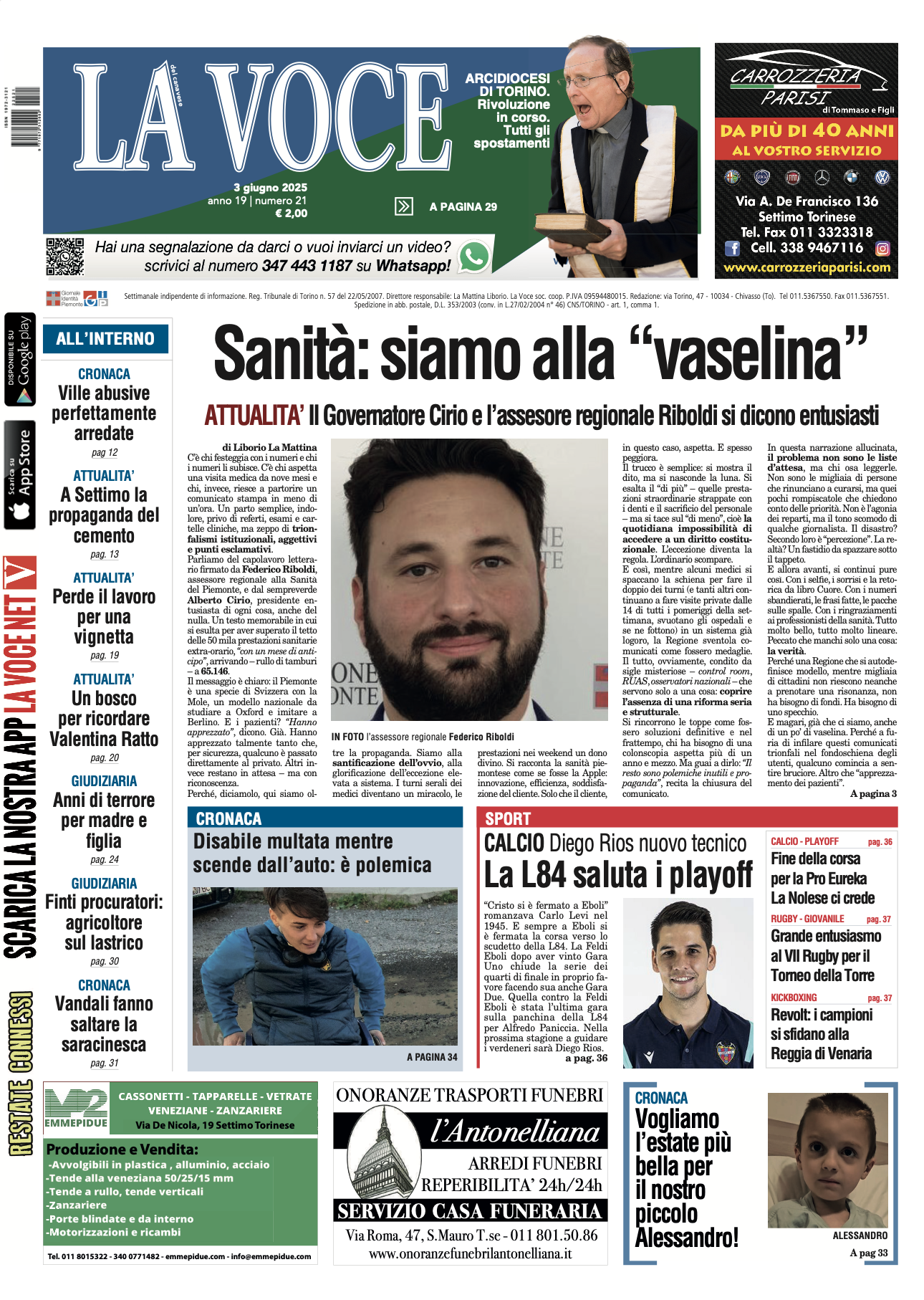 prima pagina