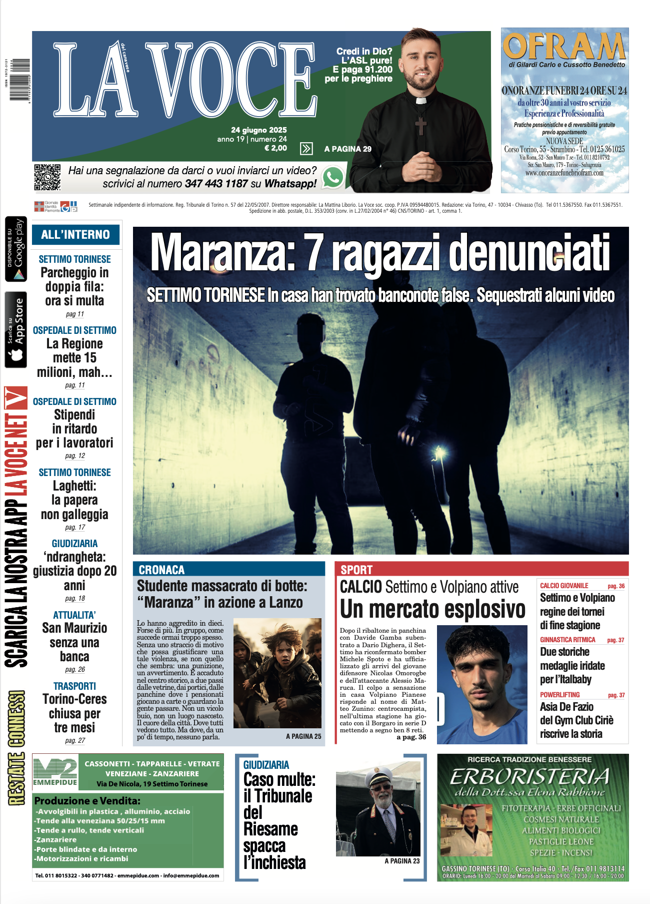 prima pagina