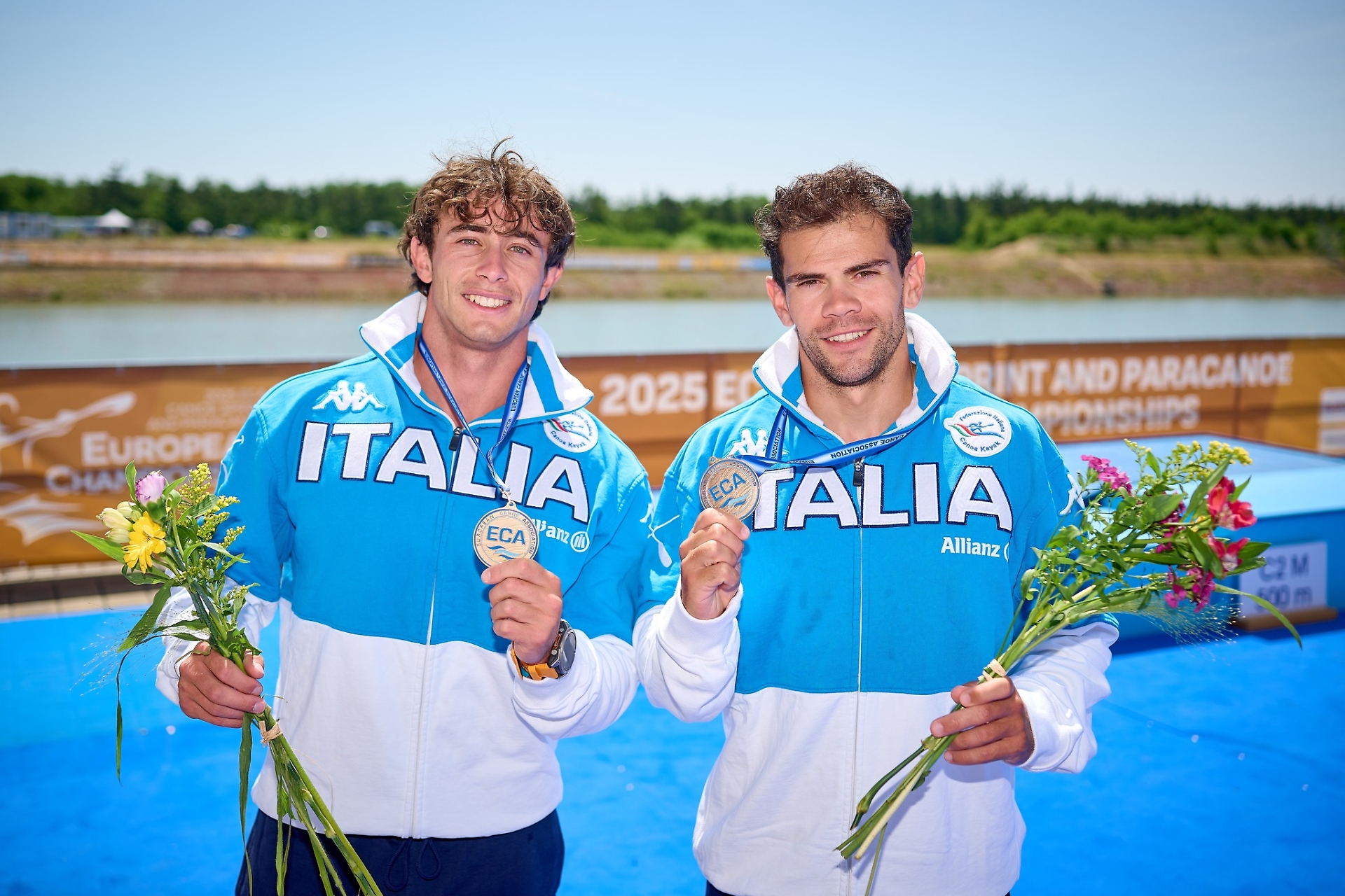 Gabriele Casadei e Carlo Tacchini oro (FOTO FICK)