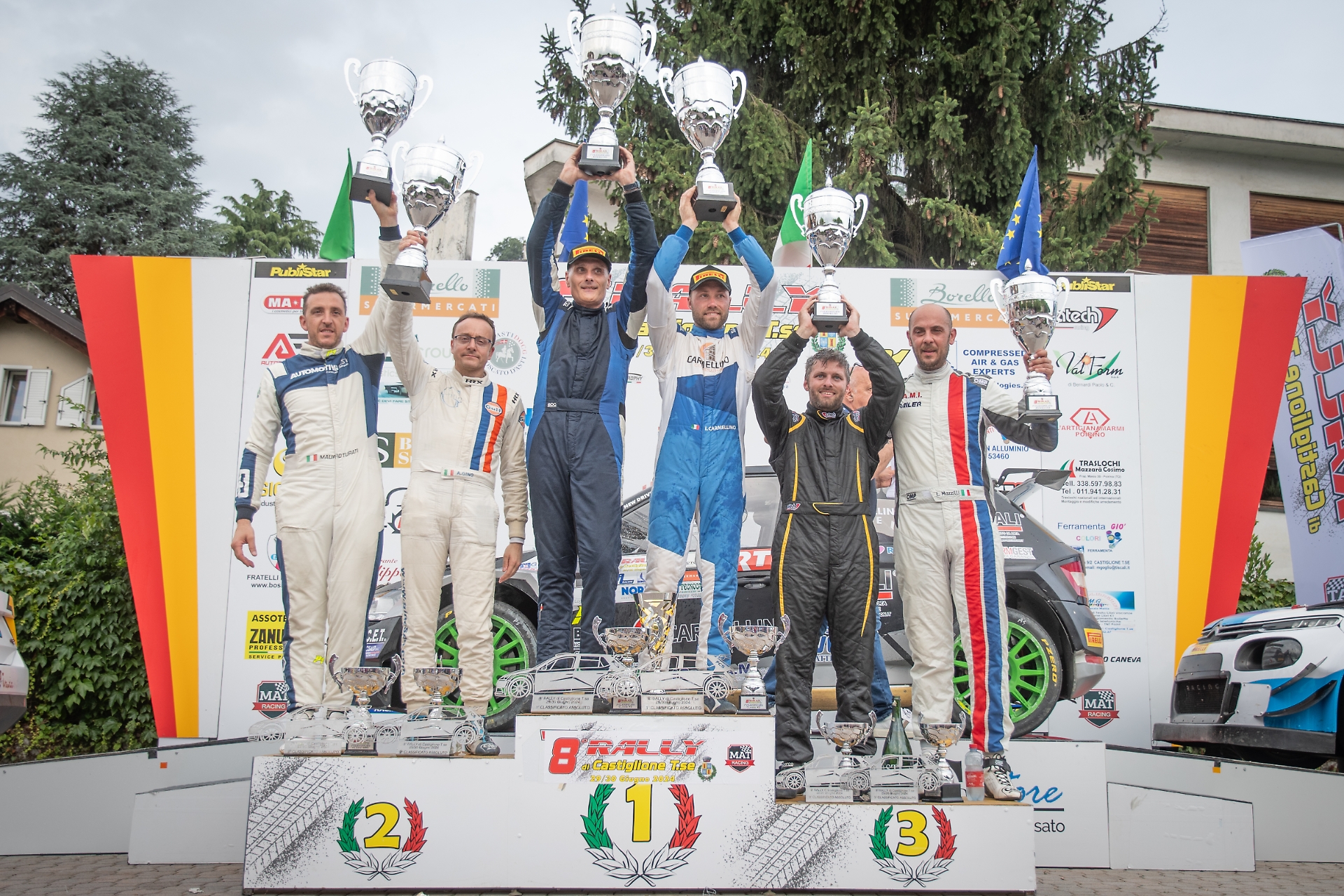Raly castiglione podio 2024 bella