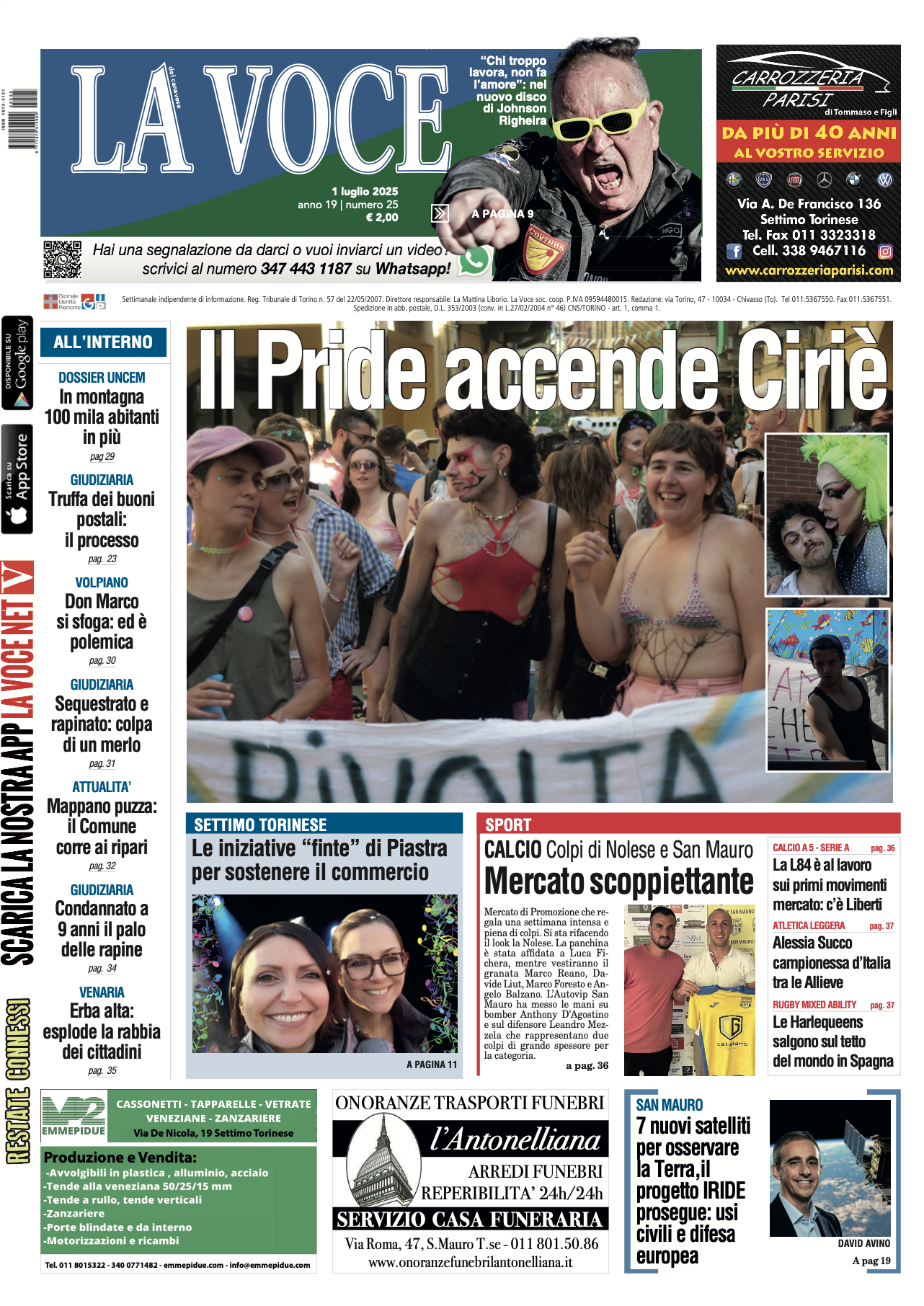 prima pagina