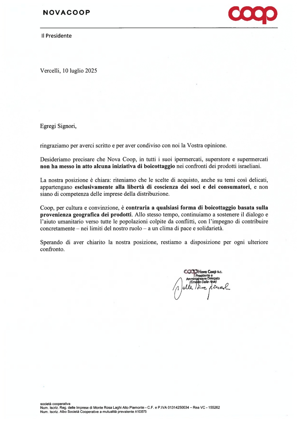 la risposta