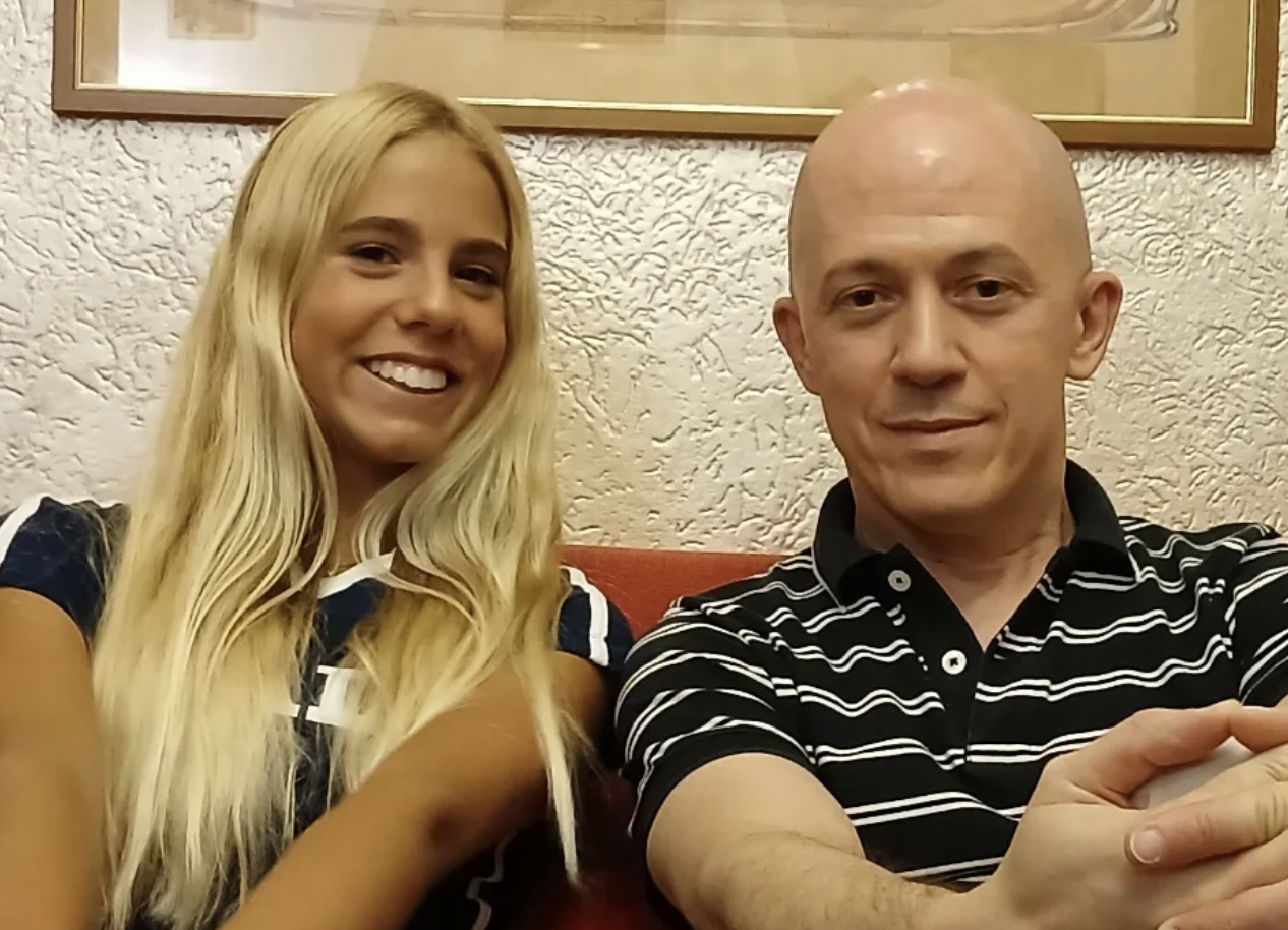 Sofia con Fabrizio Frigeni