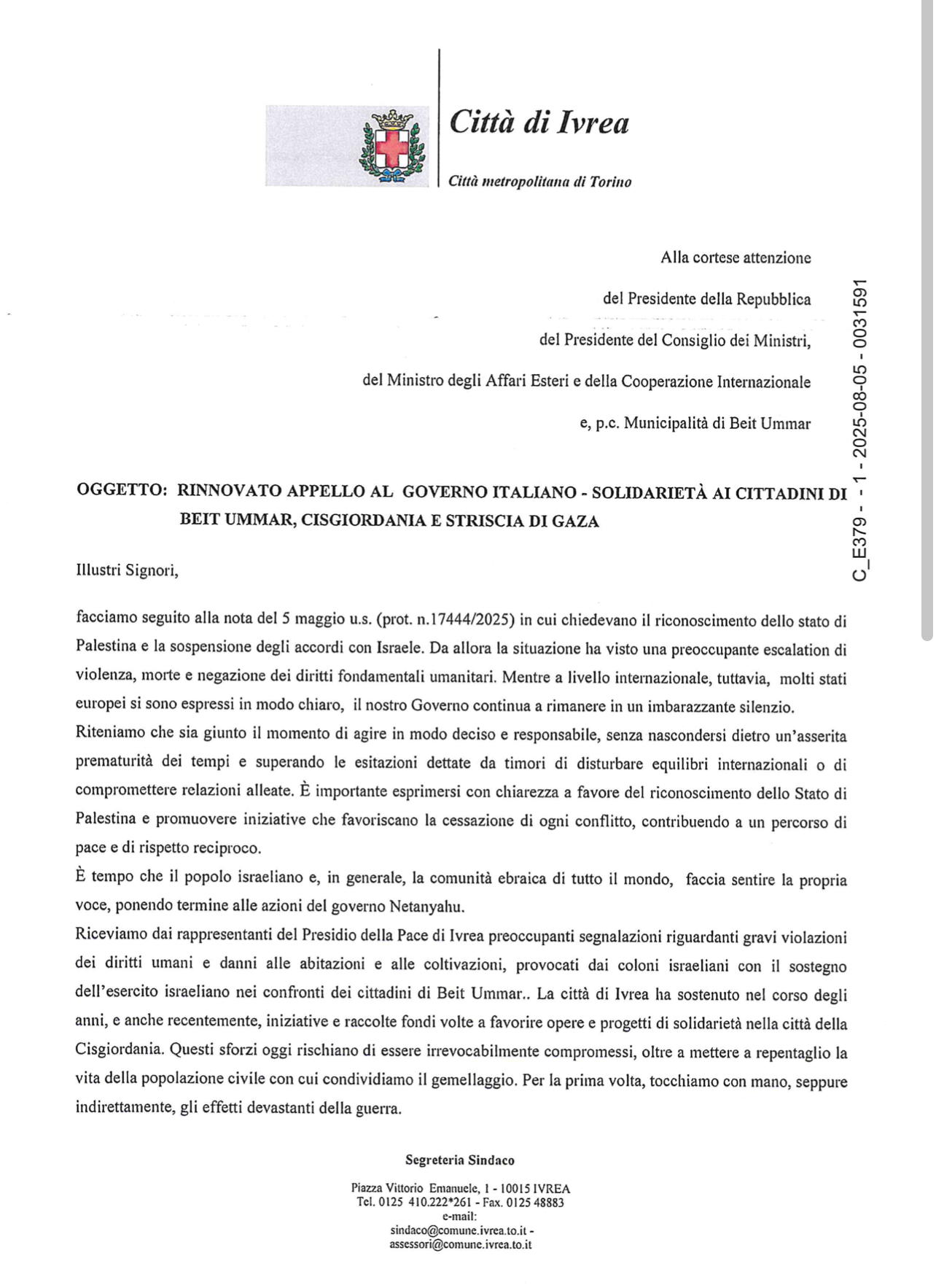 la lettera