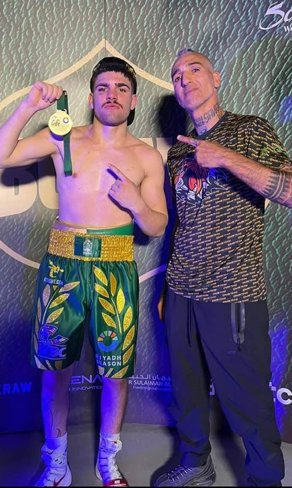 Fiorenzo Priolo e Cristian De Martinis a Riyadh