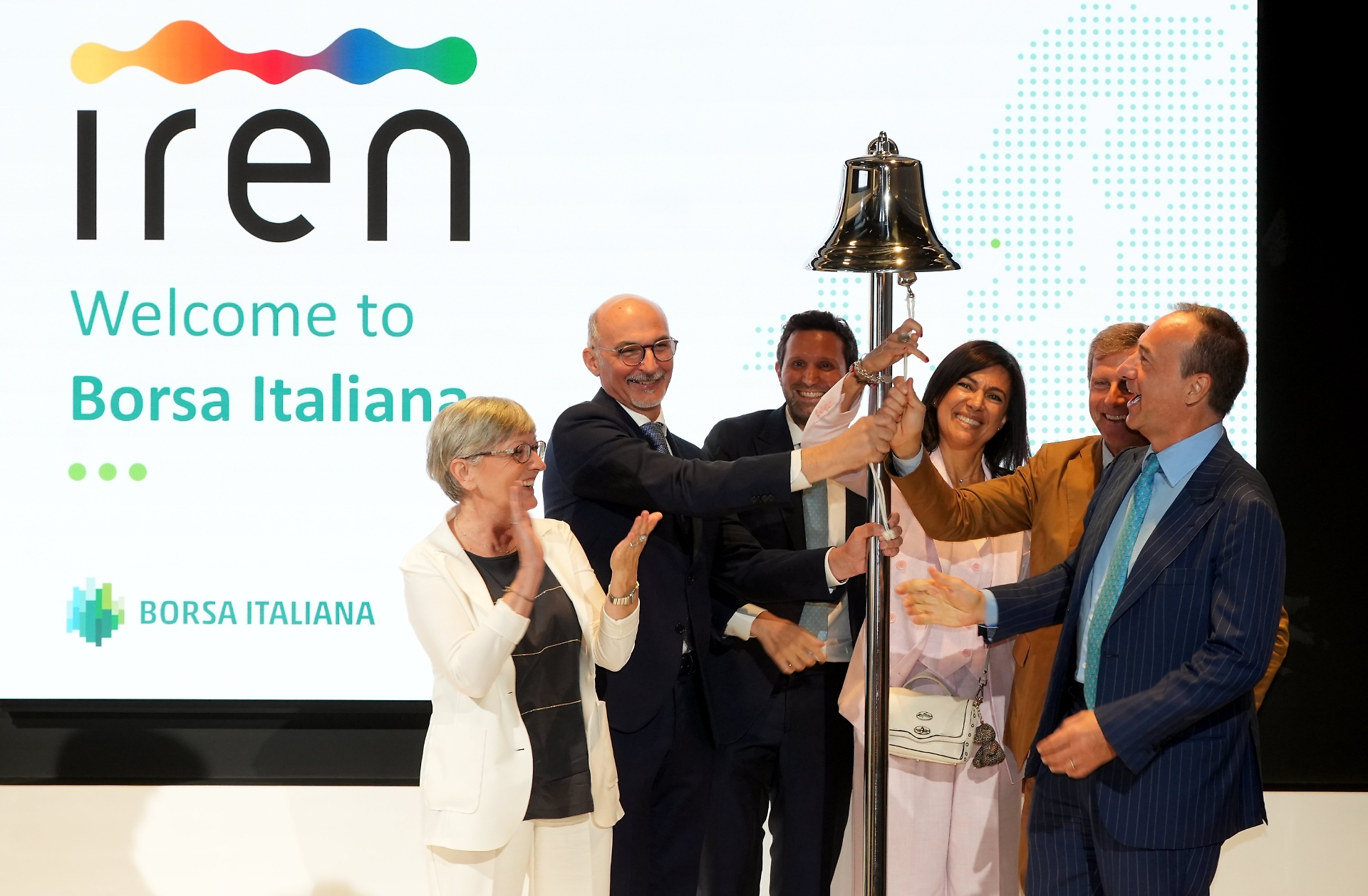 ANNA BACCON IREN LUCA DAL FABBRO PRESIDENTE IREN ROBERTO SOLER IREN GIOVANNI GAZZA CFO IREN LUCIA SAVINI IREN GIULIO DOMMA IREN
