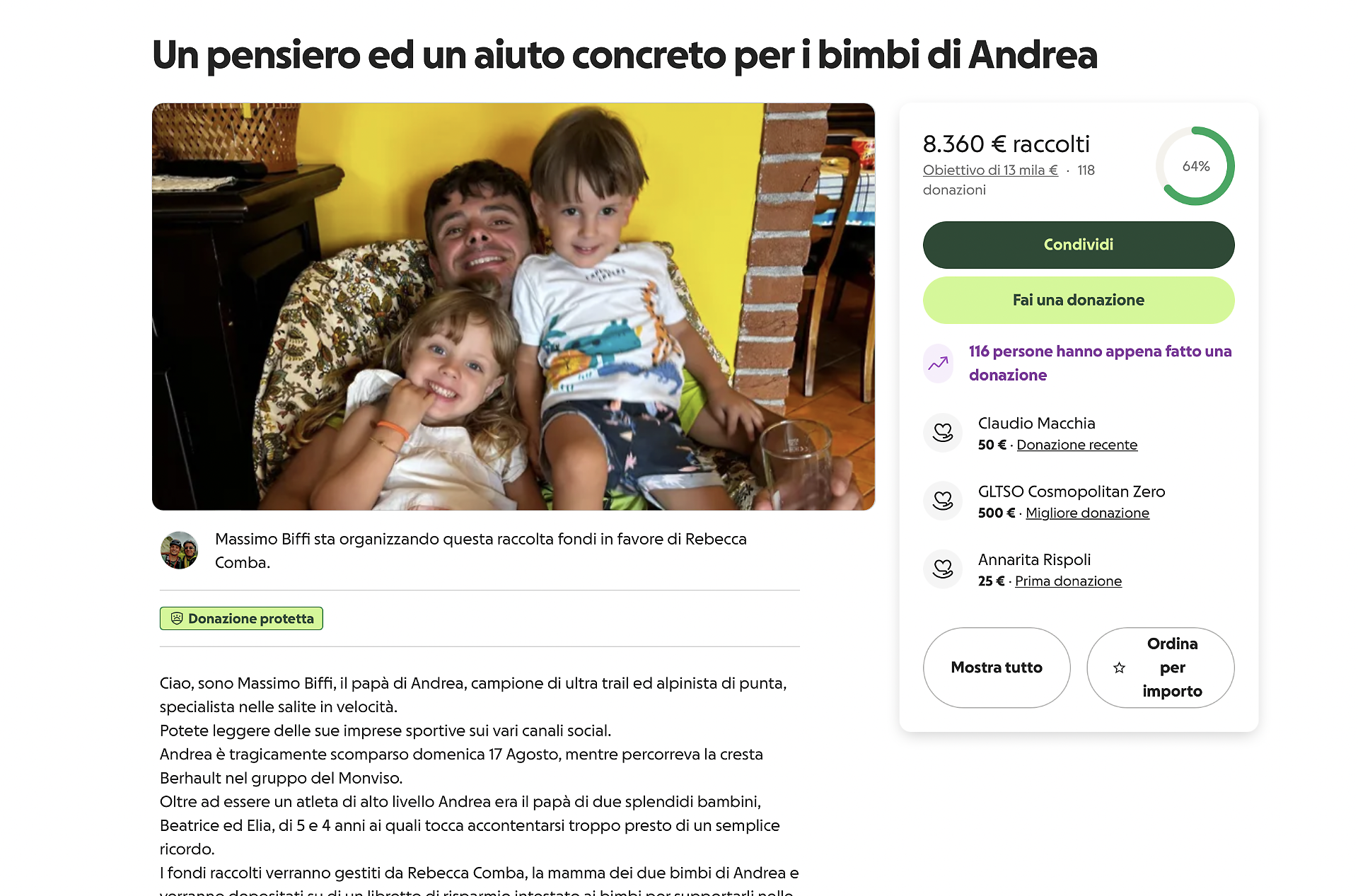 raccolta fondi