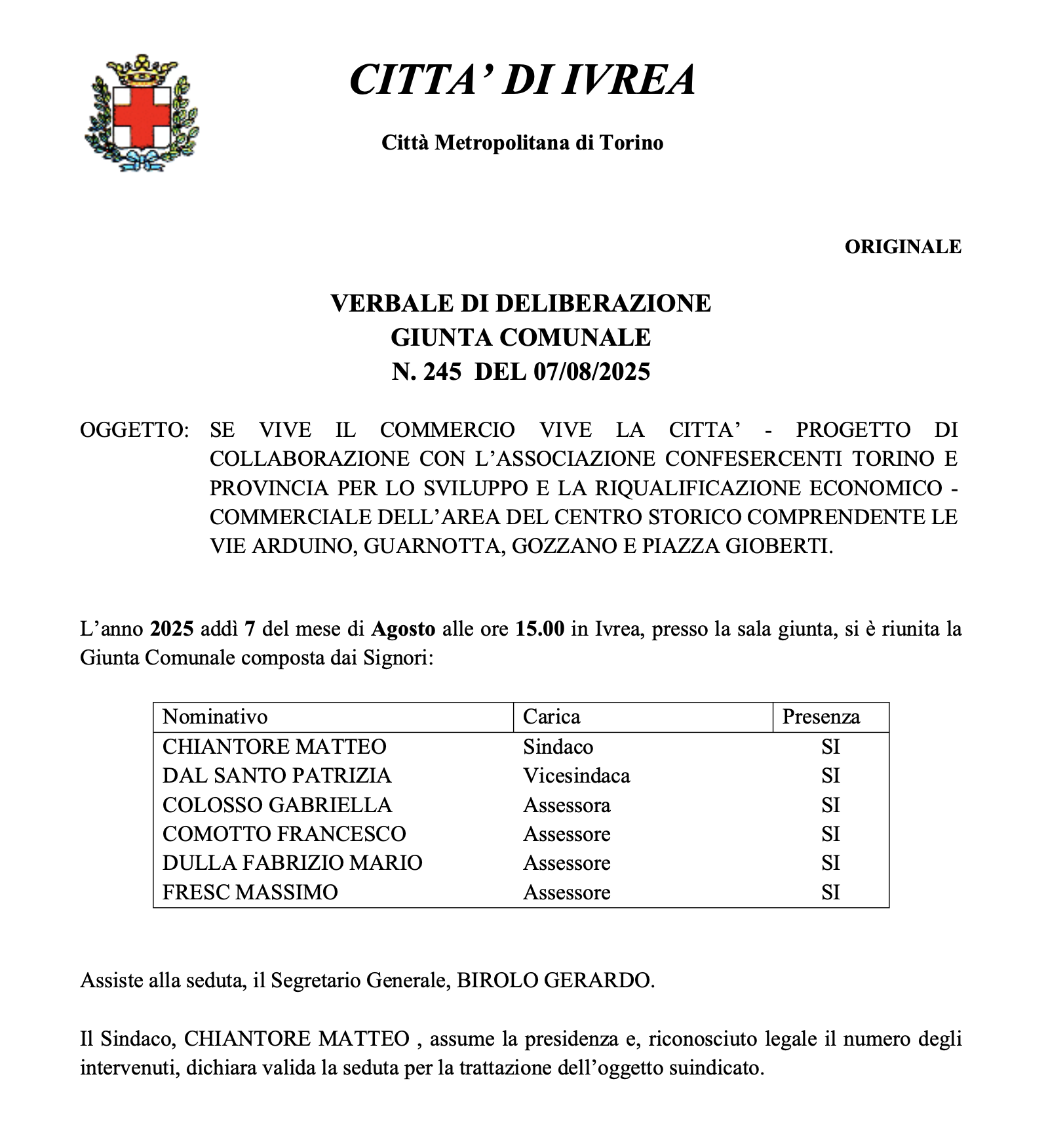 delibera