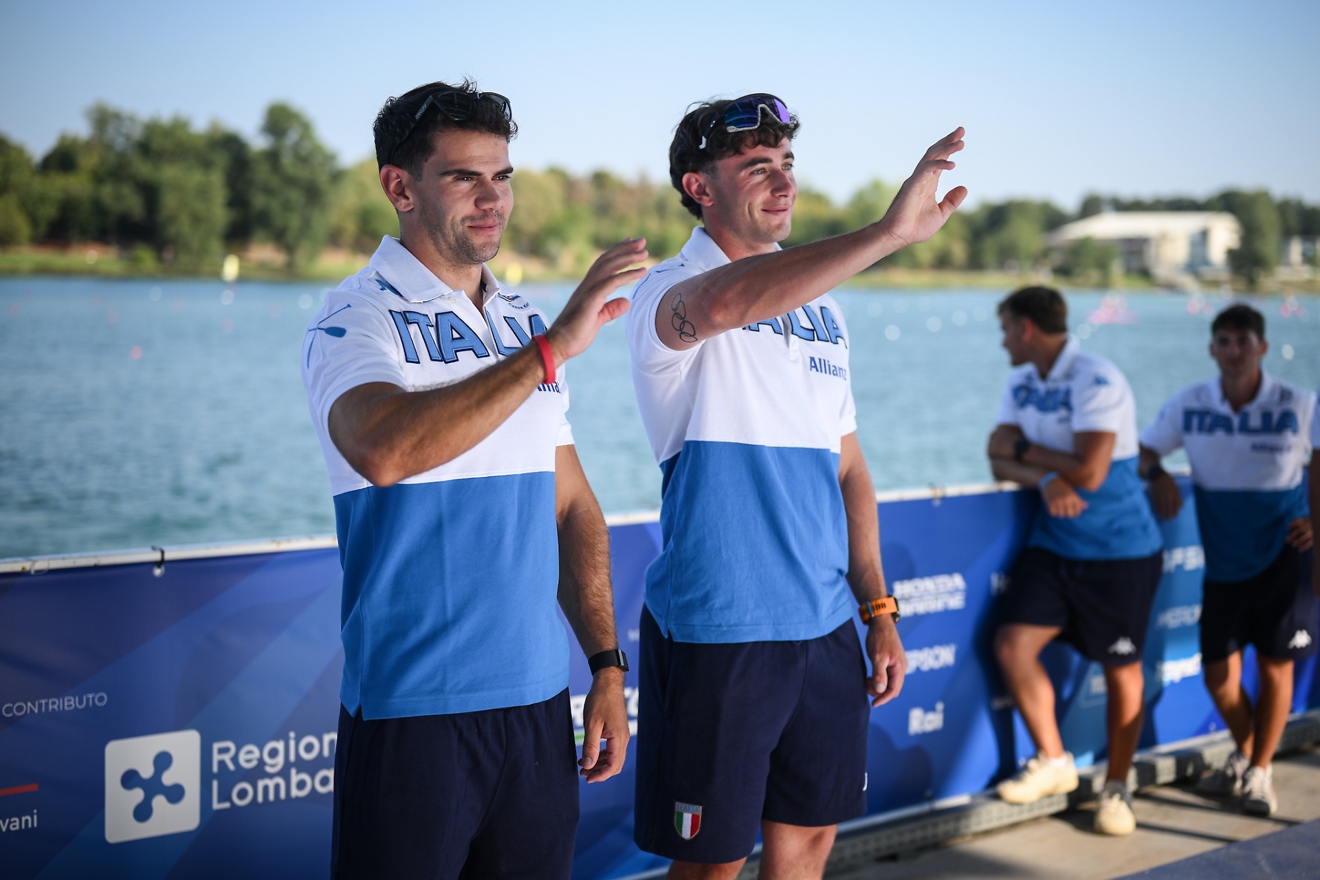 Carlo tacchini e Gabriele Casadei Idroscalo