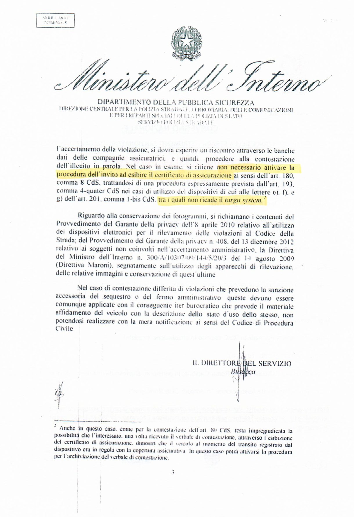 ministero