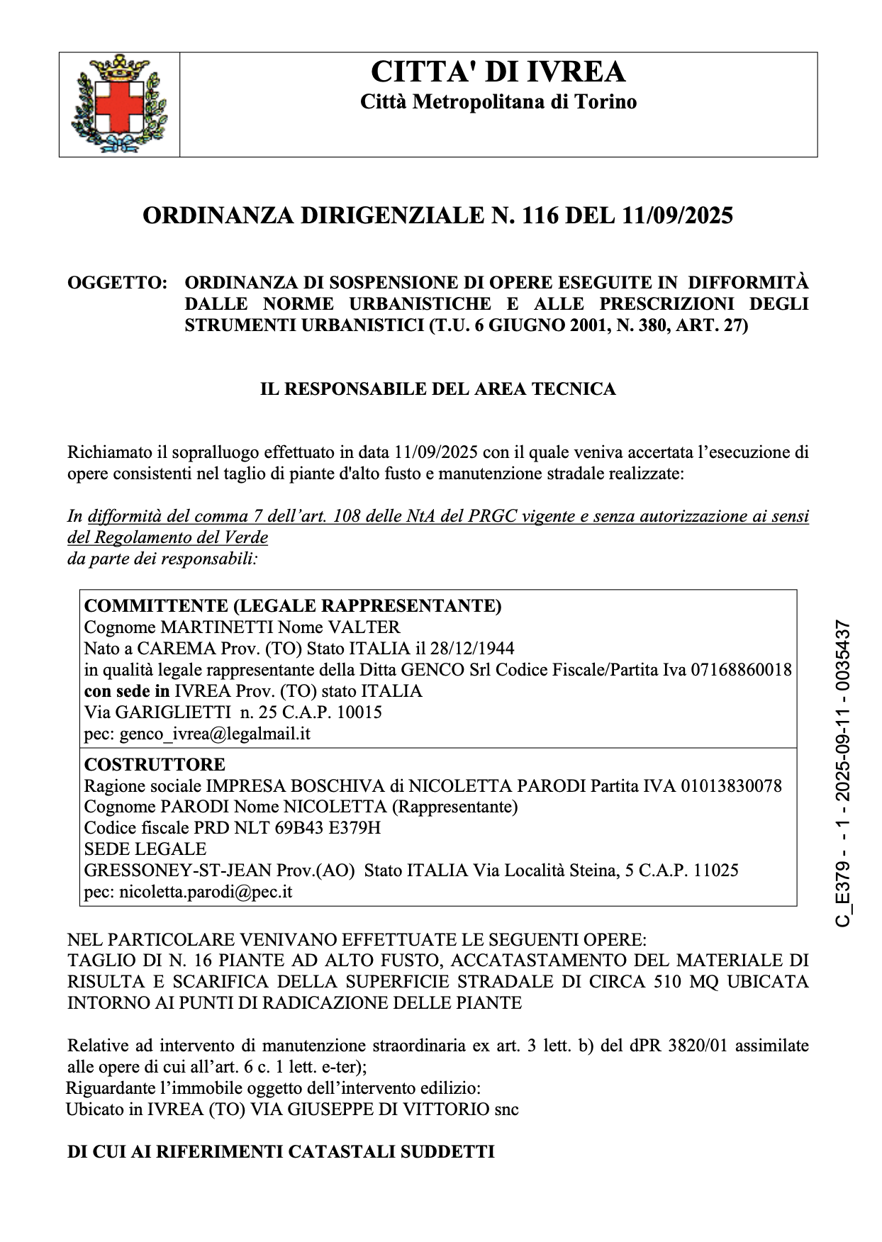 ordinanza