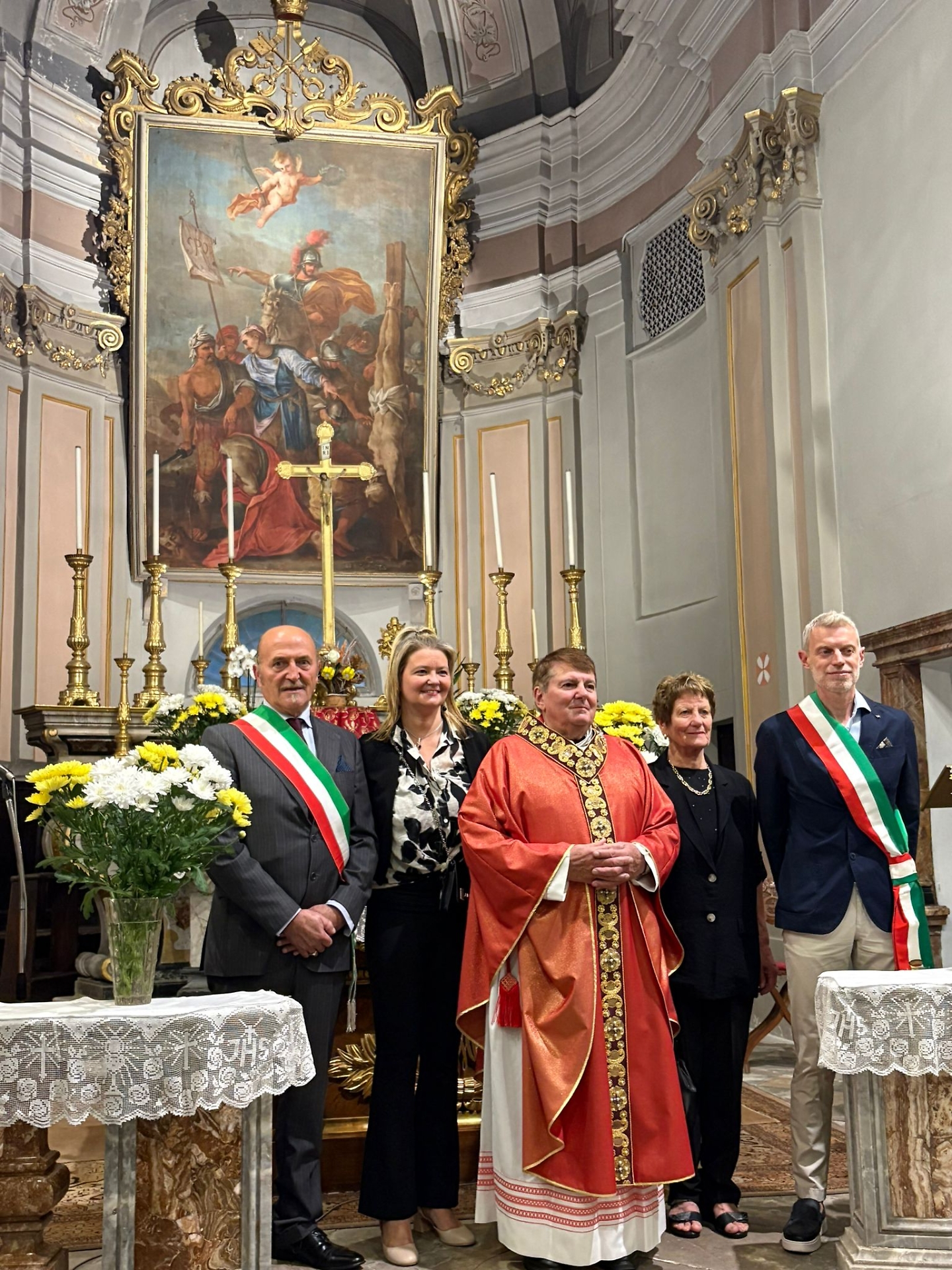 con i parenti