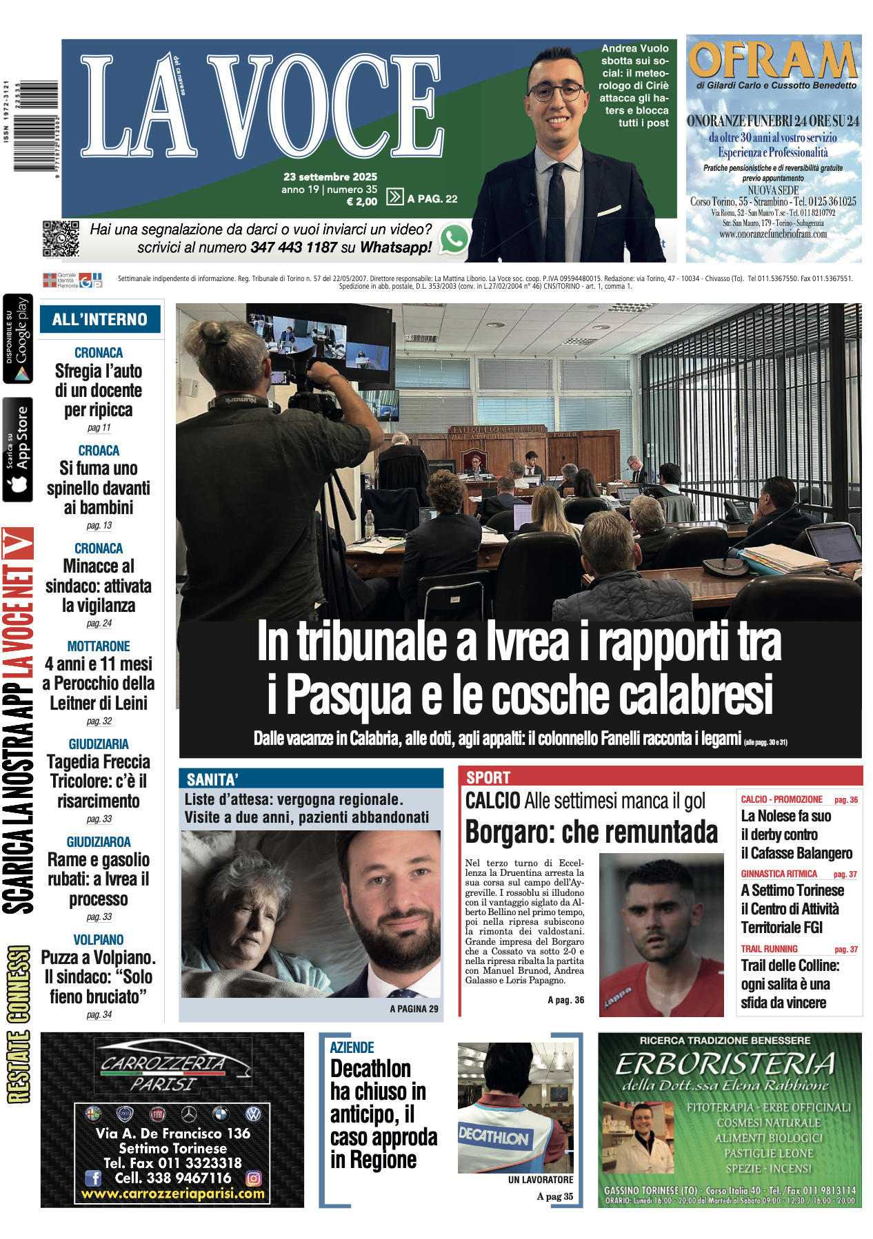 prima pagina