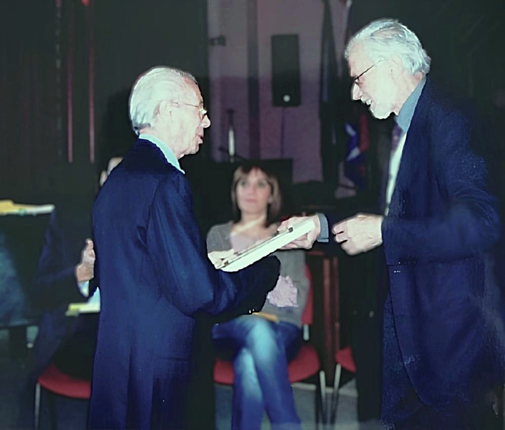 2011, Sergio Boccaccio, presidente uscente dell'Unitre di Brandizzo, passa le consegne a Pier Giorgio Gosso