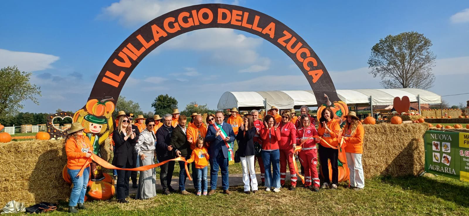 il taglio del nastro