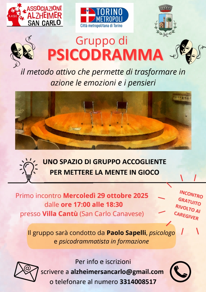Locandina del laboratorio tenuto dal dottor Paolo Sapelli