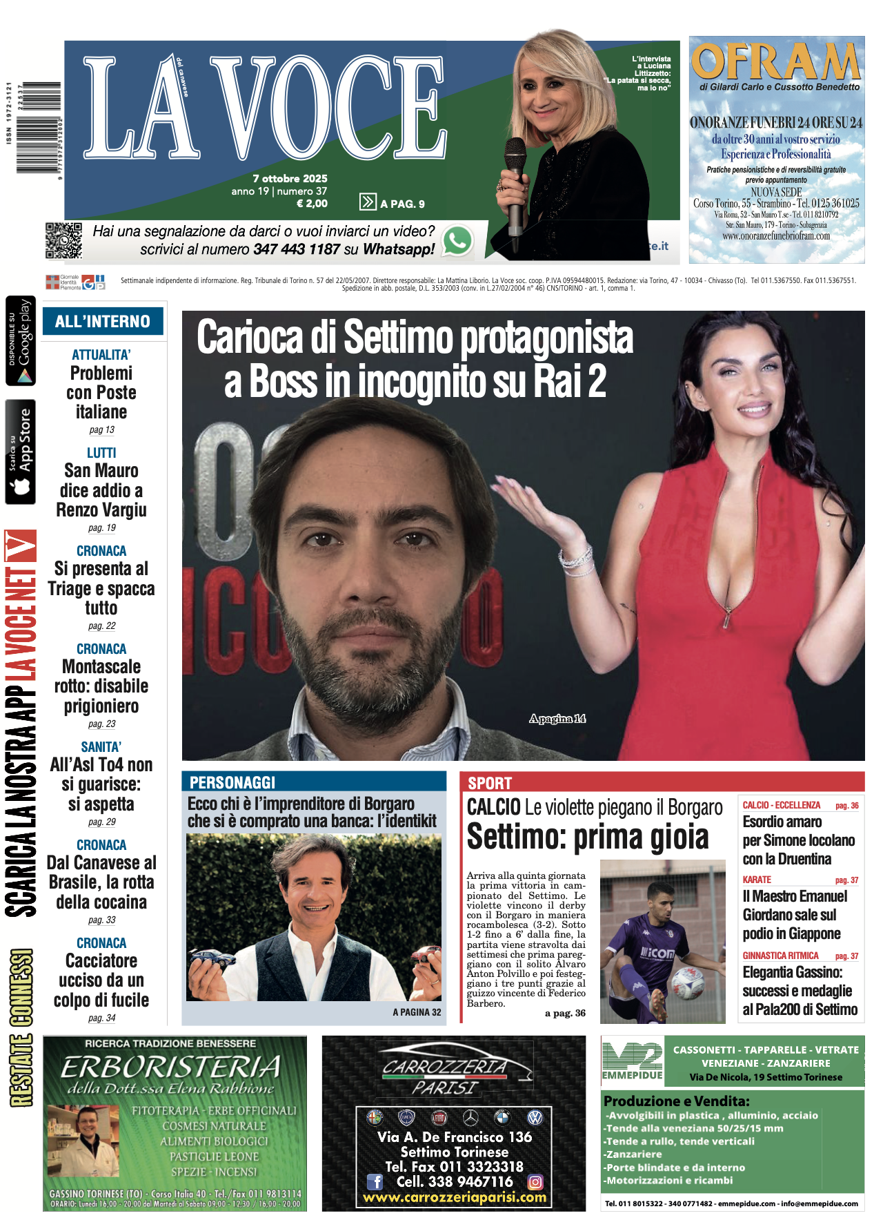 prima pagina