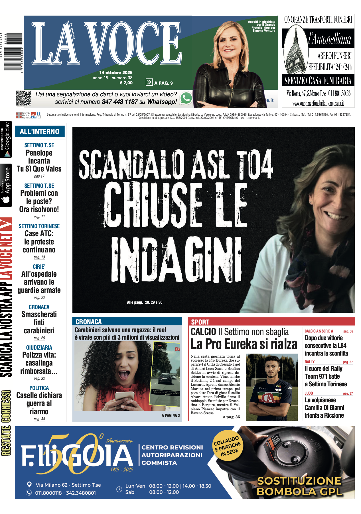 prima pagina