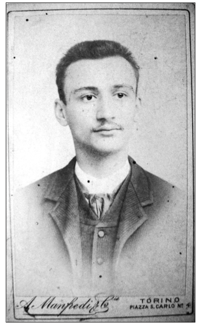 Giacomo Matté Trucco in una rara foto di quand’era studente.