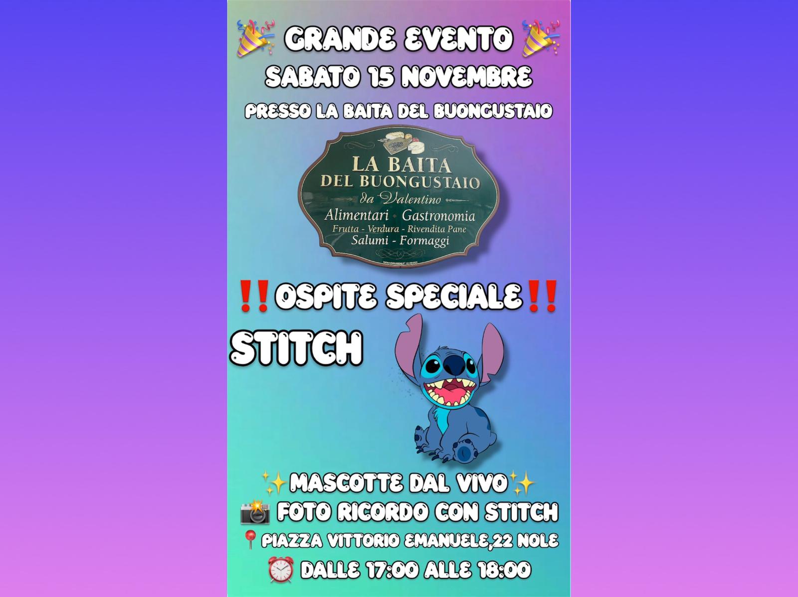 Locandina dell'evento del 15 novembre