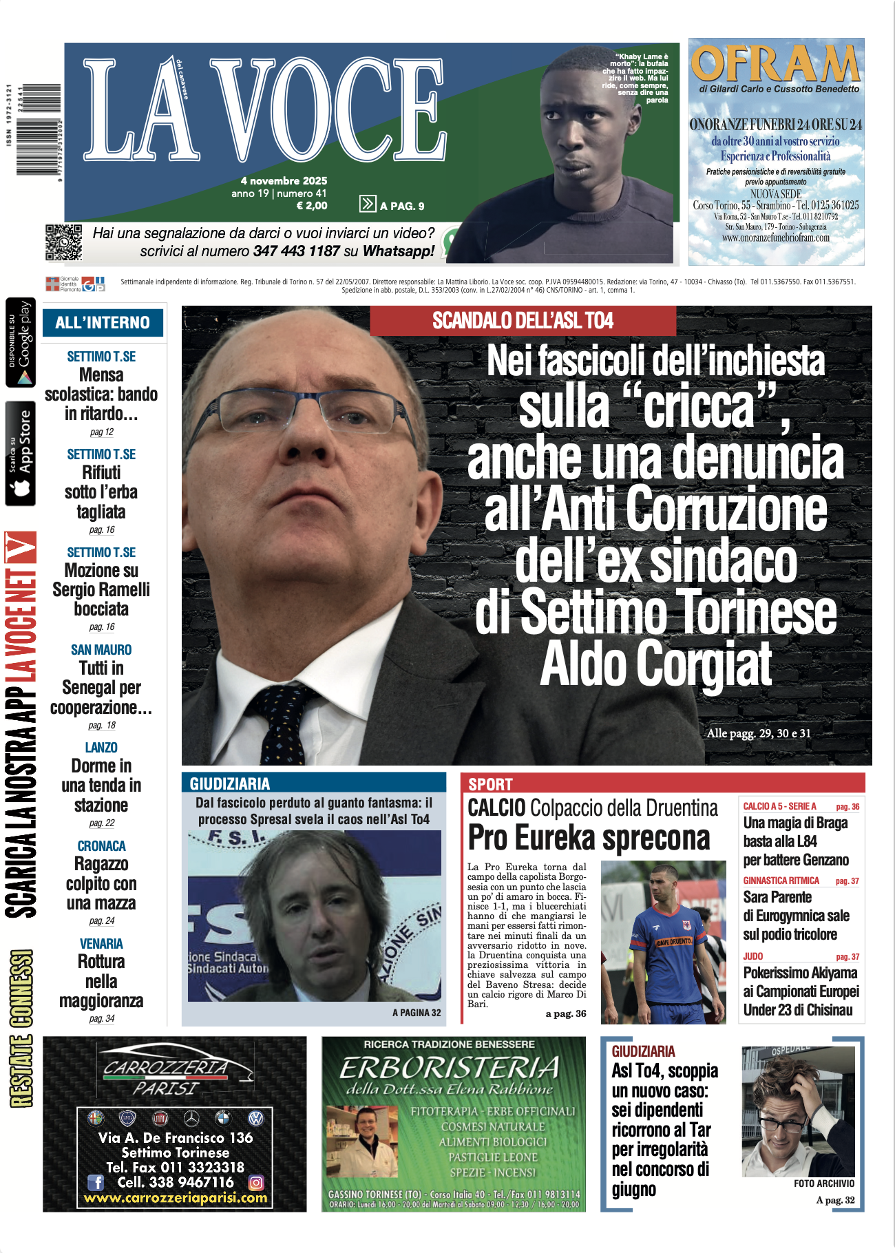 prima pagina