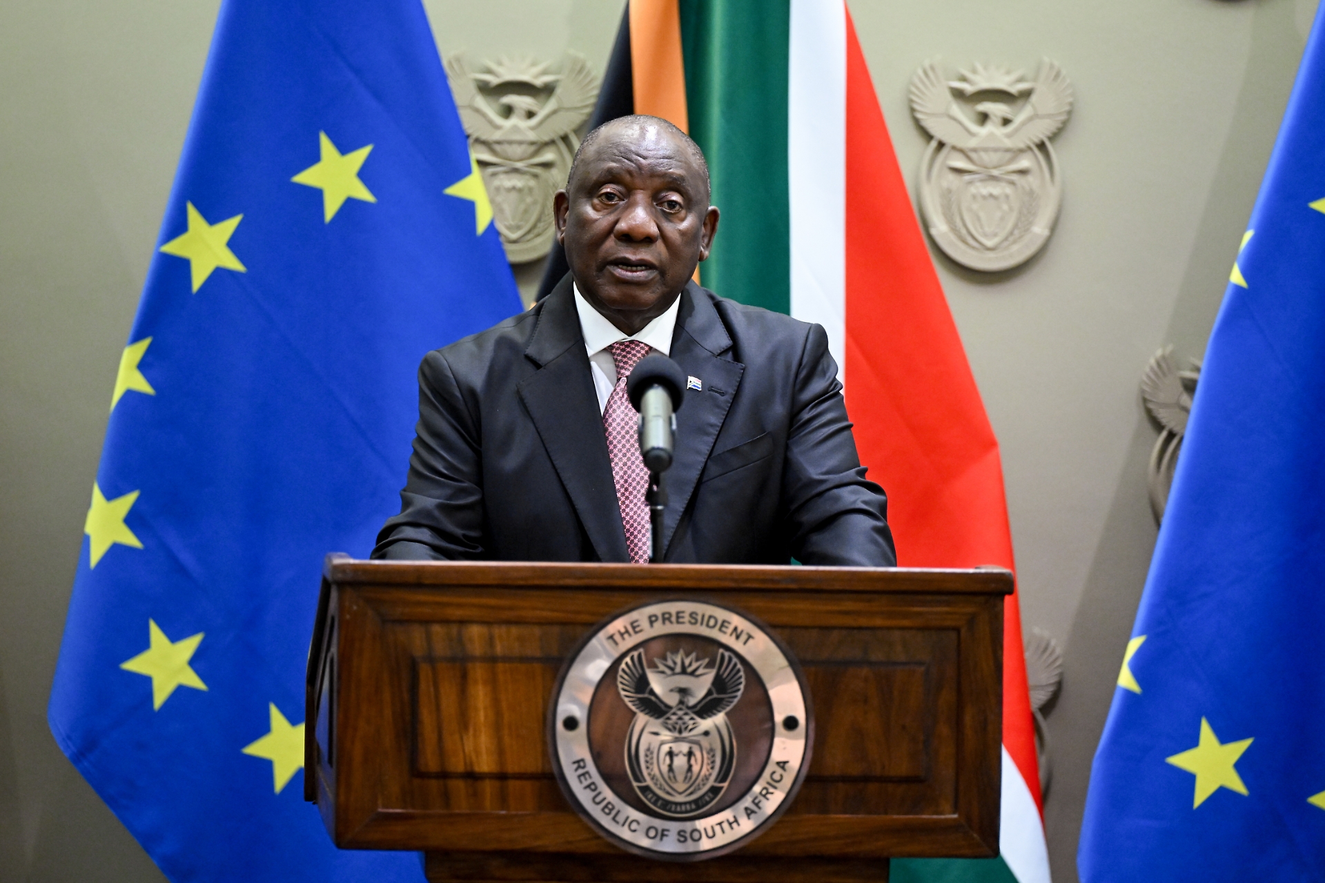 MATAMELA CYRIL RAMAPHOSA PRESIDENTE REPUBBLICA SUD AFRICA