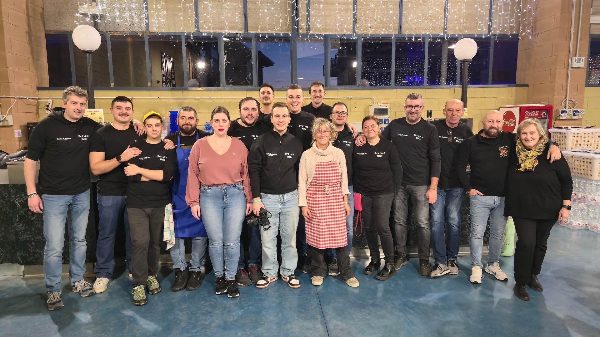 Il gruppo della Pro Loco e gli organizzatori della serata