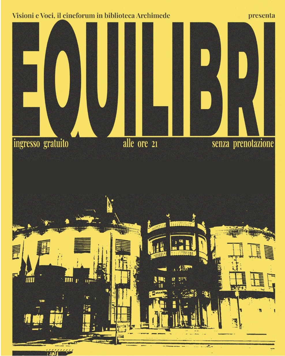 Locandina del cineforum del mese di dicembre