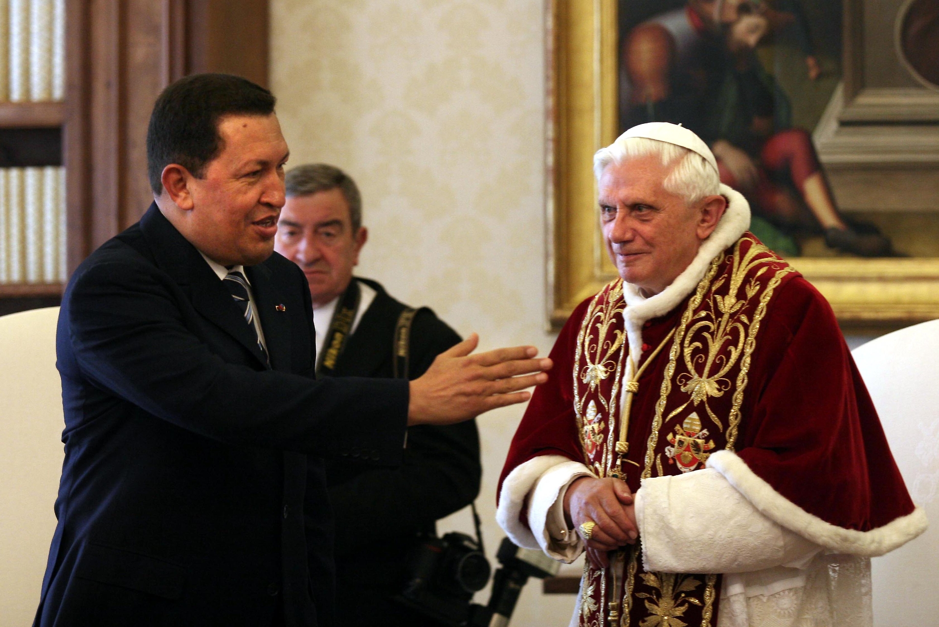 HUGO RAFAEL CHAVEZ FRIAS PAPA JOSEPH RATZINGER BENEDETTO XVI