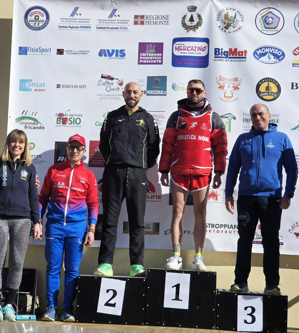 Olimpiatletica podio Pecetto