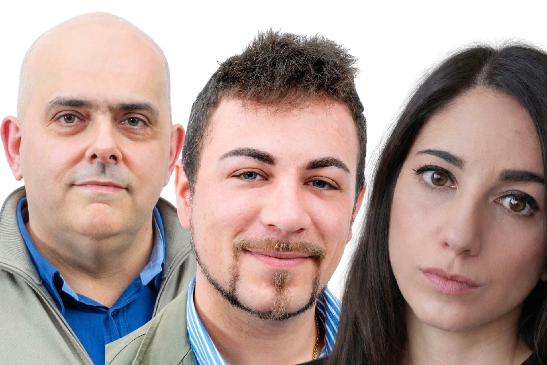 Andrea Peruzzi, Stefan Avanzi e Emanuela Casotti