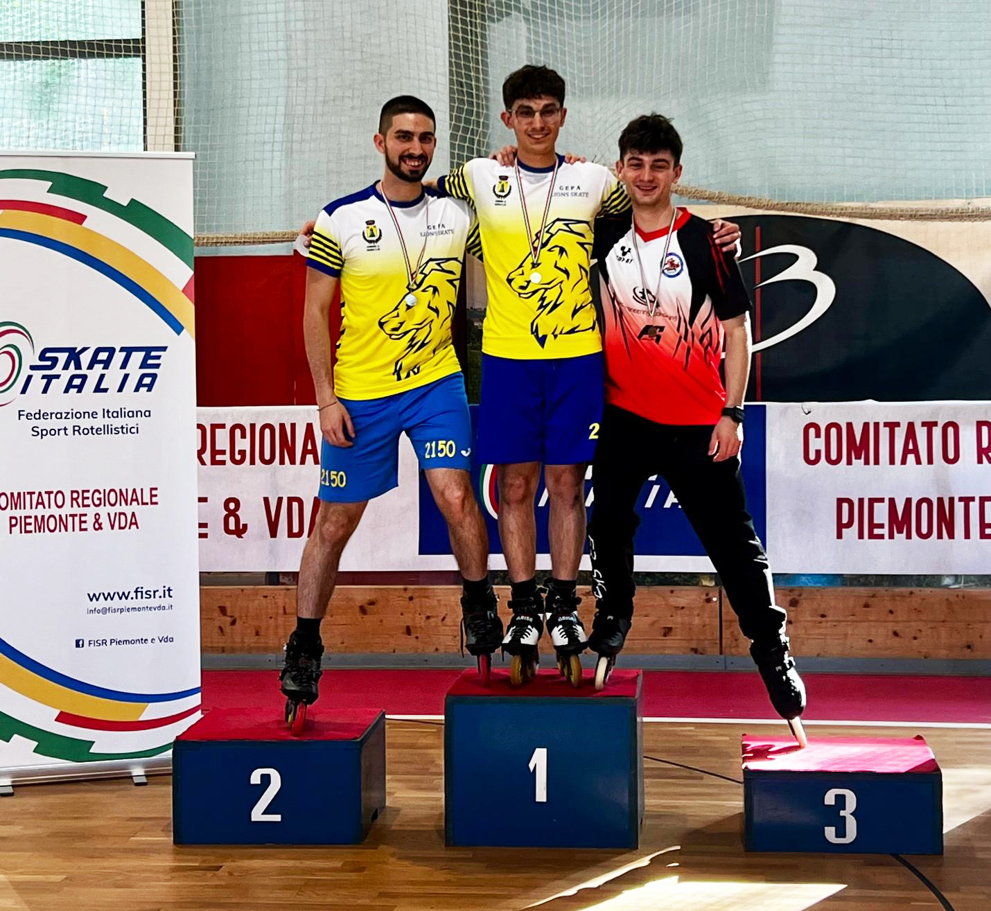 Alessandro ed Emanuele Lanzafami podio
